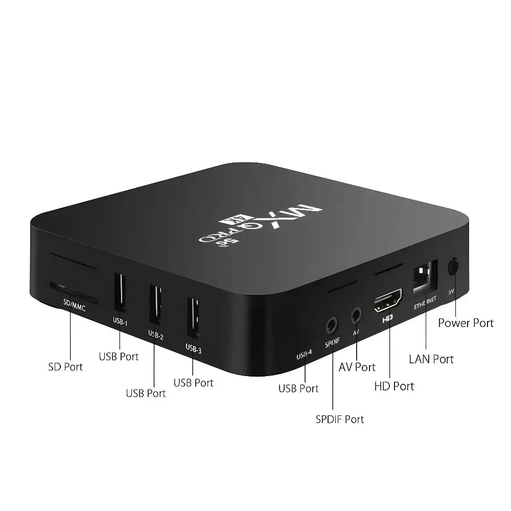 MXQ PRO TV BOX Android S905L 2.4G&5G WiFi Original Quad Core Youtube Media Player Mxq Pro 4K Set Top Box IPTV Netflix YouTube Ai-TechWorld 