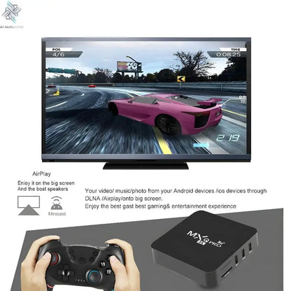 MXQ PRO TV BOX Android S905L 2.4G&5G WiFi Original Quad Core Youtube Media Player Mxq Pro 4K Set Top Box IPTV Netflix YouTube Ai-TechWorld 