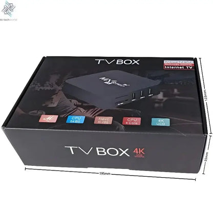 MXQ PRO TV BOX Android S905L 2.4G&5G WiFi Original Quad Core Youtube Media Player Mxq Pro 4K Set Top Box IPTV Netflix YouTube Ai-TechWorld 