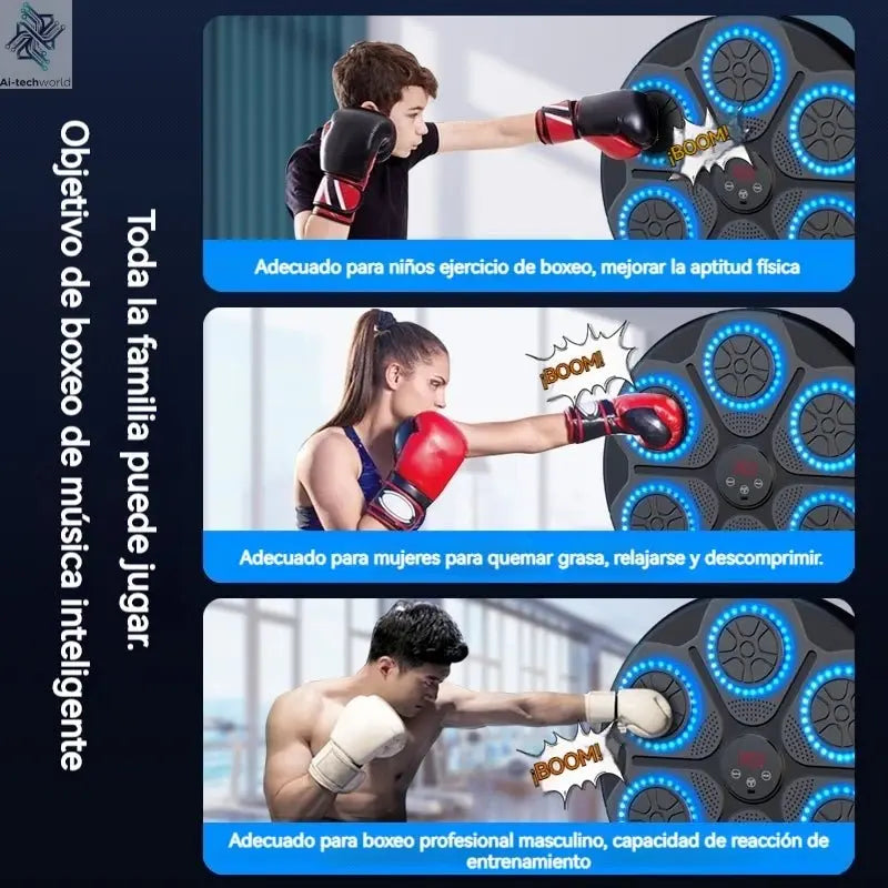 Machine Smart Bluetooth Wall - Mounted Music Boxing Trainer - Ai - TechWorld