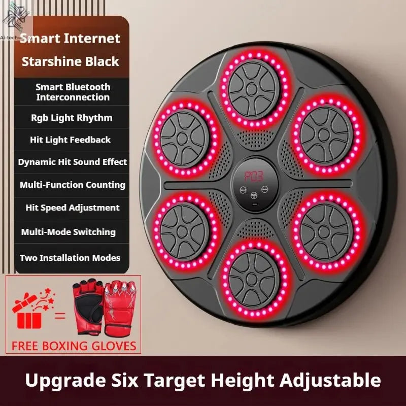 Machine Smart Bluetooth Wall - Mounted Music Boxing Trainer - Ai - TechWorld