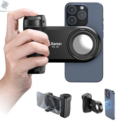 MagSafe Bluetooth Selfie Handle Grip Camera Shutter Stabilizer for Smartphones Ai-TechWorld 