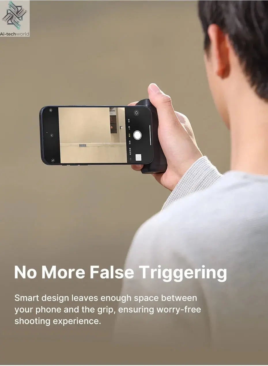 MagSafe Bluetooth Selfie Handle Grip Camera Shutter Stabilizer for Smartphones Ai-TechWorld 