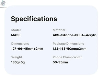 MagSafe Bluetooth Selfie Handle Grip Camera Shutter Stabilizer for Smartphones Ai-TechWorld 