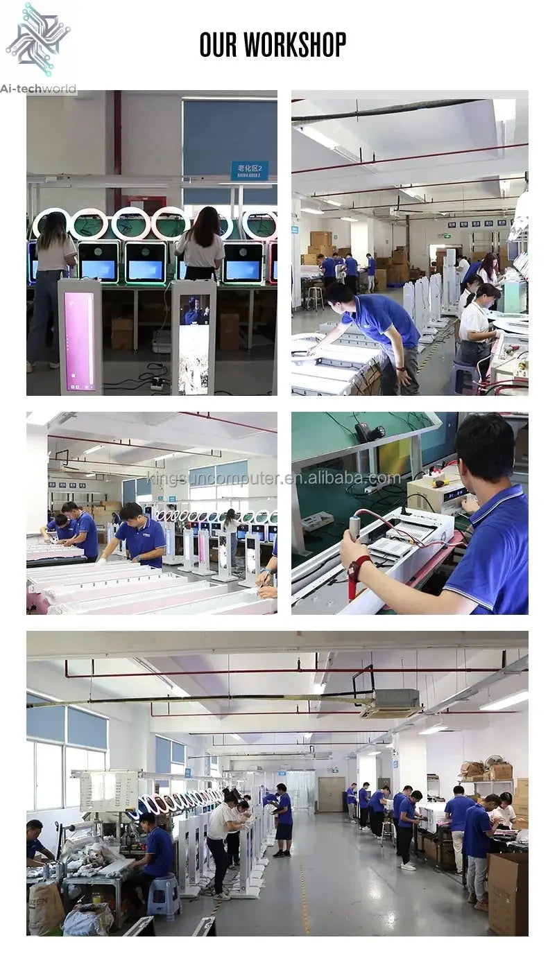 Magic Mirror Photobooth Machine LCD Touch Screen Wedding Party DSLR Selfie Photo Booth with Free Software Ai-TechWorld 
