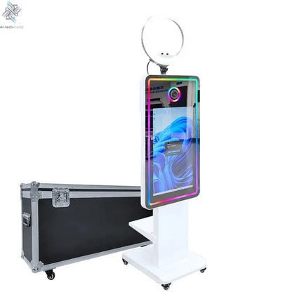 Magic Mirror Photobooth Machine LCD Touch Screen Wedding Party DSLR Selfie Photo Booth with Free Software Ai-TechWorld 