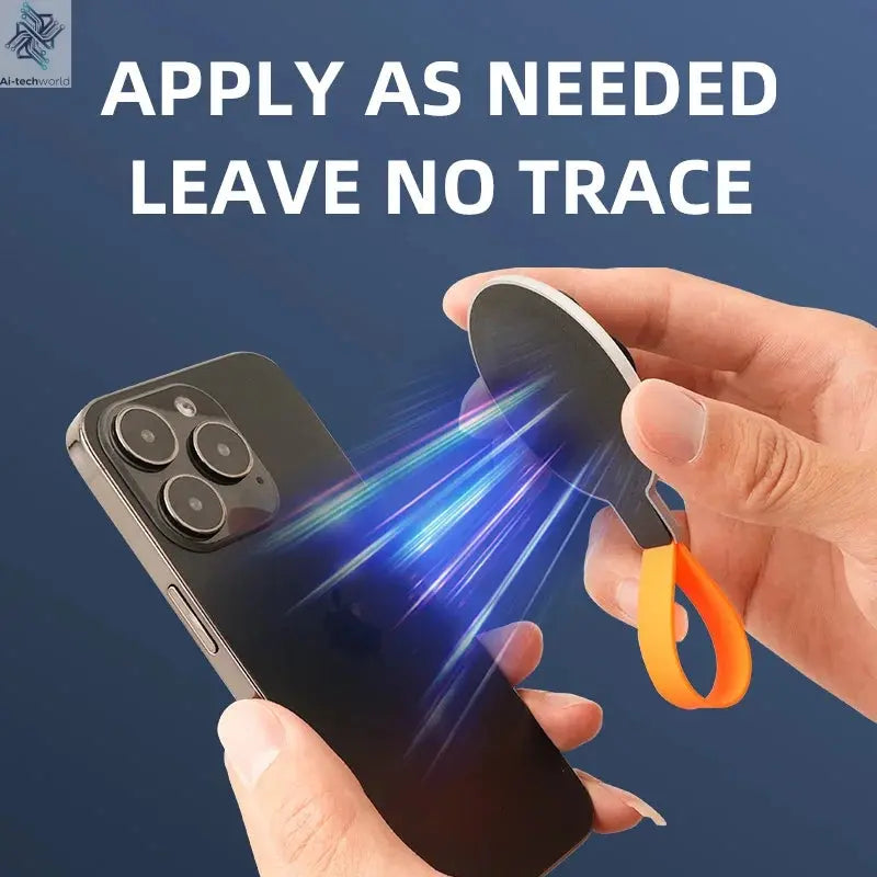 Magnetic Phone Holder Super Strong Suction Silicone Phone Case Grip Stand Holder Ai-TechWorld 