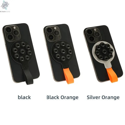 Magnetic Phone Holder Super Strong Suction Silicone Phone Case Grip Stand Holder Ai-TechWorld 