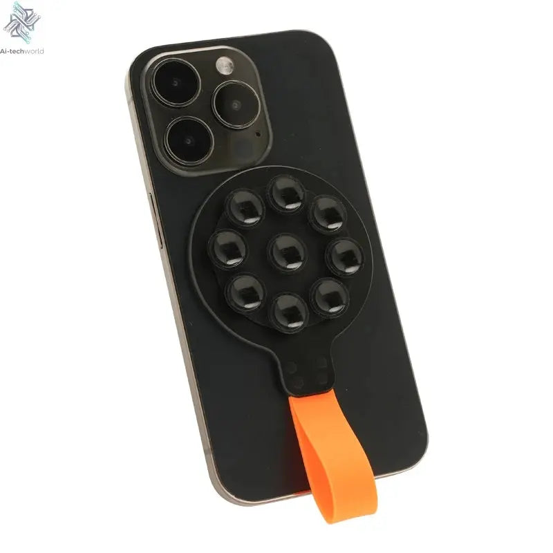 Magnetic Phone Holder Super Strong Suction Silicone Phone Case Grip Stand Holder Ai-TechWorld 