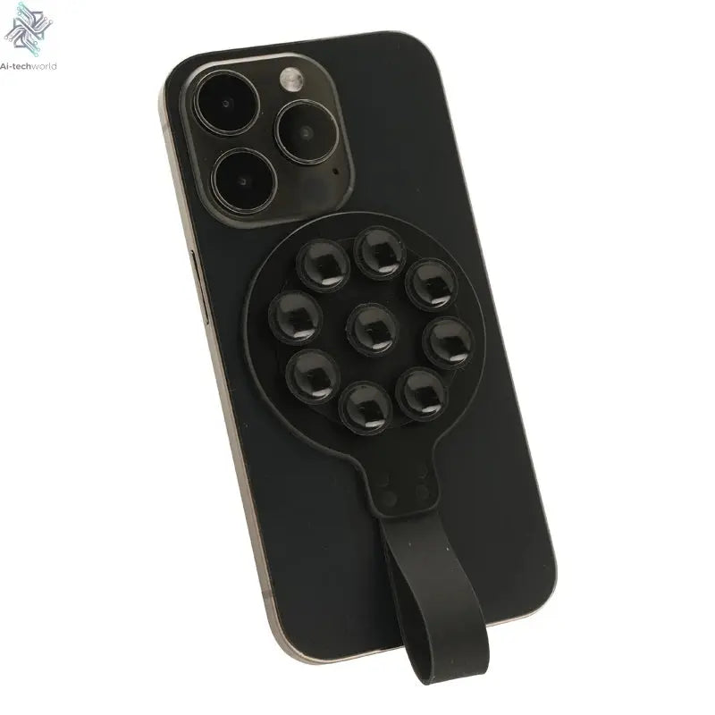 Magnetic Phone Holder Super Strong Suction Silicone Phone Case Grip Stand Holder Ai-TechWorld 