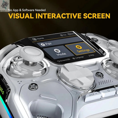 Manba One V2 Wireless Gaming Controller for Switch/PC/iOS/Android Hall Effect Stick RGB Light 1800mAh with Charging Dock Ai-TechWorld 