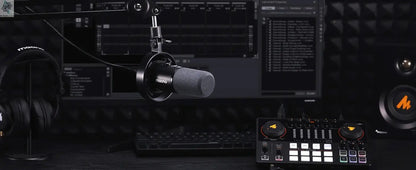 Maono PD300X Dynamic Microphone XLR USB Podcast Recording Mic 192kHz24bit for Content Creation Home Audio Studio Noise Reduction Ai-TechWorld 