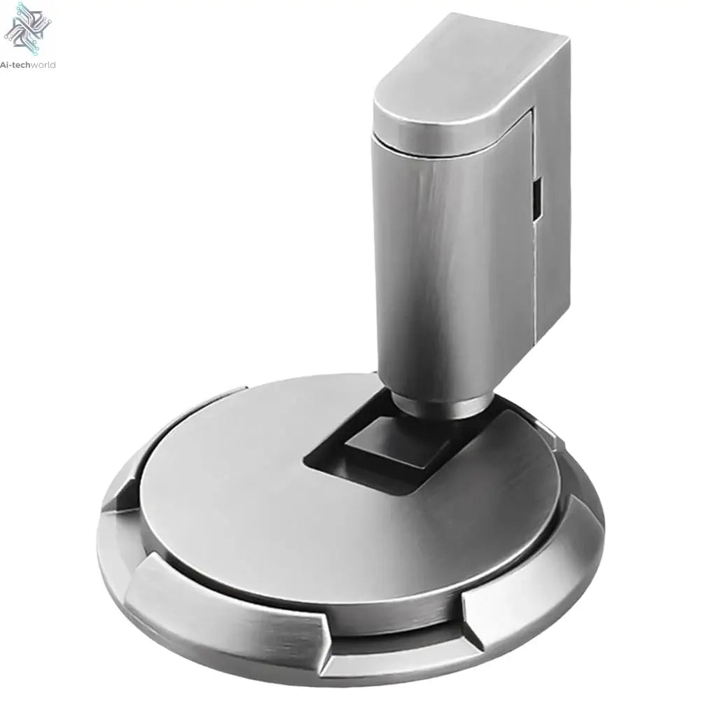 Mechanical No Drilling Door Stopper Keep Door Open Magnetic Door Stopper Heavy Duty No Drill Door Stopper for Office Home Garage Ai-TechWorld 