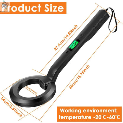 Metal Detector IP66 Waterproof Portable High Sensitivity Metal Detector Underground UnderwaterMultipurpose Metal Finder Ai-TechWorld