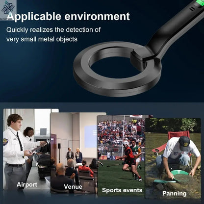 Metal Detector IP66 Waterproof Portable High Sensitivity Metal Detector Underground UnderwaterMultipurpose Metal Finder Ai-TechWorld