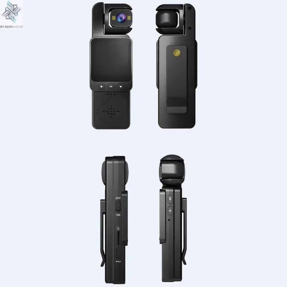 Mini Action Camera WIFI IP65 Waterproof Action Camera 1.54 Inch 1080 HD Sports Camera Chest Worn Video Recorder Cycling Vlogging Ai-TechWorld 