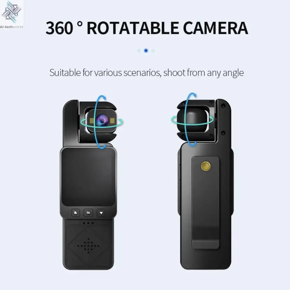 Mini Action Camera WIFI IP65 Waterproof Action Camera 1.54 Inch 1080 HD Sports Camera Chest Worn Video Recorder Cycling Vlogging Ai-TechWorld 