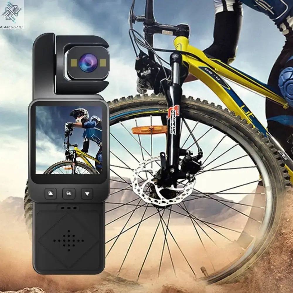 Mini Action Camera WIFI IP65 Waterproof Action Camera 1.54 Inch 1080 HD Sports Camera Chest Worn Video Recorder Cycling Vlogging Ai-TechWorld 