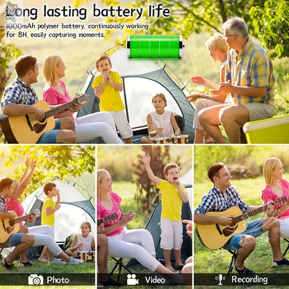 Mini Cam 4K 1080P Pocket Camcorder HD Cam 1.3" LCD Screen 270° Rotatable Wifi Mini Camera with Waterproof Case Motion Cameras Ai-TechWorld 