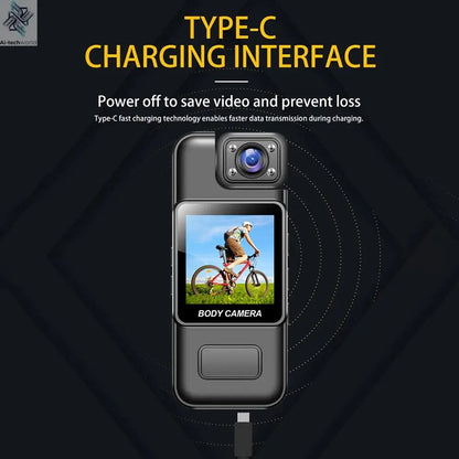 Mini Cam 4K 1080P Pocket Camcorder HD Cam 1.3" LCD Screen 270° Rotatable Wifi Mini Camera with Waterproof Case Motion Cameras Ai-TechWorld 