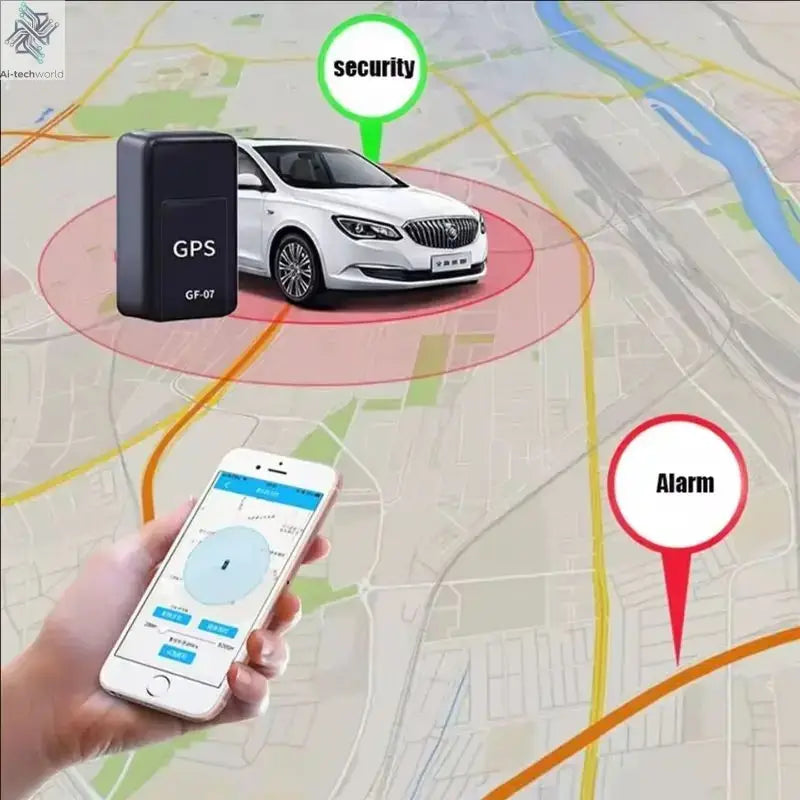 Mini Gps Locator Position App Gf07 Car Gps Tracker Magnetic Vehicle Gps Locator Anti-Lost Anti-Theft Alarm Gps Tracking Device Ai-TechWorld 