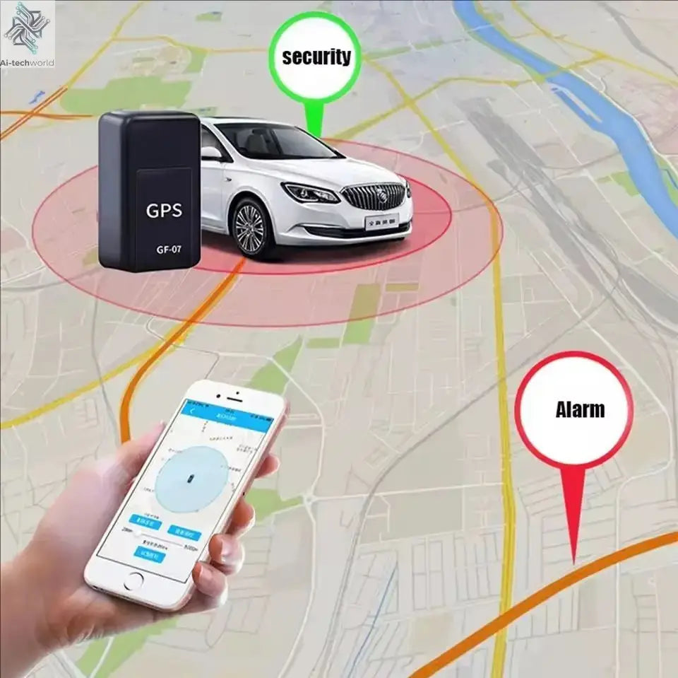 Mini Gps Locator Position App Gf07 Car Gps Tracker Magnetic Vehicle Gps Locator Anti-Lost Anti-Theft Alarm Gps Tracking Device Ai-TechWorld 