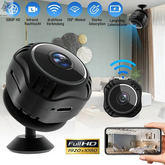 Mini Hidden Camera – Night Vision, Audio Video Recording, Indoor Surveillance - Ai - TechWorld