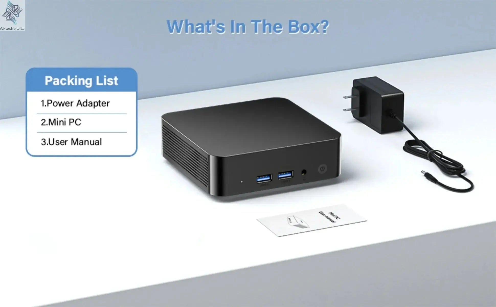 Mini PC Windows 11 Intel Core i9 8950HK 16GB DDR4 512GB 1TB SSD PC Gamer Computer Dual WIFI 6 BT5.2 4K HD Mini Gaming Pc Desktop Ai-TechWorld 