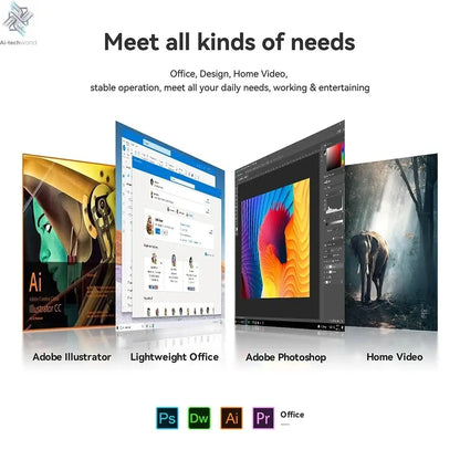 Mini PC Windows 11 Intel Core i9 8950HK 16GB DDR4 512GB 1TB SSD PC Gamer Computer Dual WIFI 6 BT5.2 4K HD Mini Gaming Pc Desktop Ai-TechWorld 