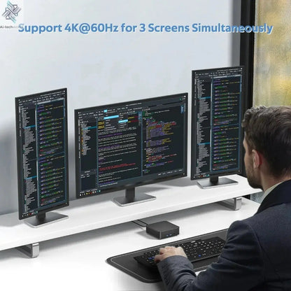 Mini PC Windows 11 Intel Core i9 8950HK 16GB DDR4 512GB 1TB SSD PC Gamer Computer Dual WIFI 6 BT5.2 4K HD Mini Gaming Pc Desktop Ai-TechWorld 