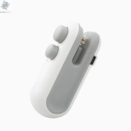 Mini Sealing Machine USB Rechargable Heat Sealer Storage Bag Plastic Package Food Sealer Clip Bag Handheld Food Heat Sealer Ai-TechWorld 