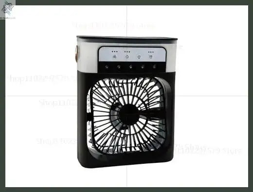 Mini USB Water Mist Fan Portable Air Cooler Humidifier 3 in 1 Air Conditioning Fan 7-Color LED Night Light Office Home Fan Ai-TechWorld 