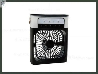 Mini USB Water Mist Fan Portable Air Cooler Humidifier 3 in 1 Air Conditioning Fan 7-Color LED Night Light Office Home Fan Ai-TechWorld 