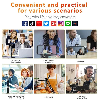 Mini Wireless Lavalier Mic for Audio Video Recording & Live Broadcast - iPhone Android Gaming Ai-TechWorld