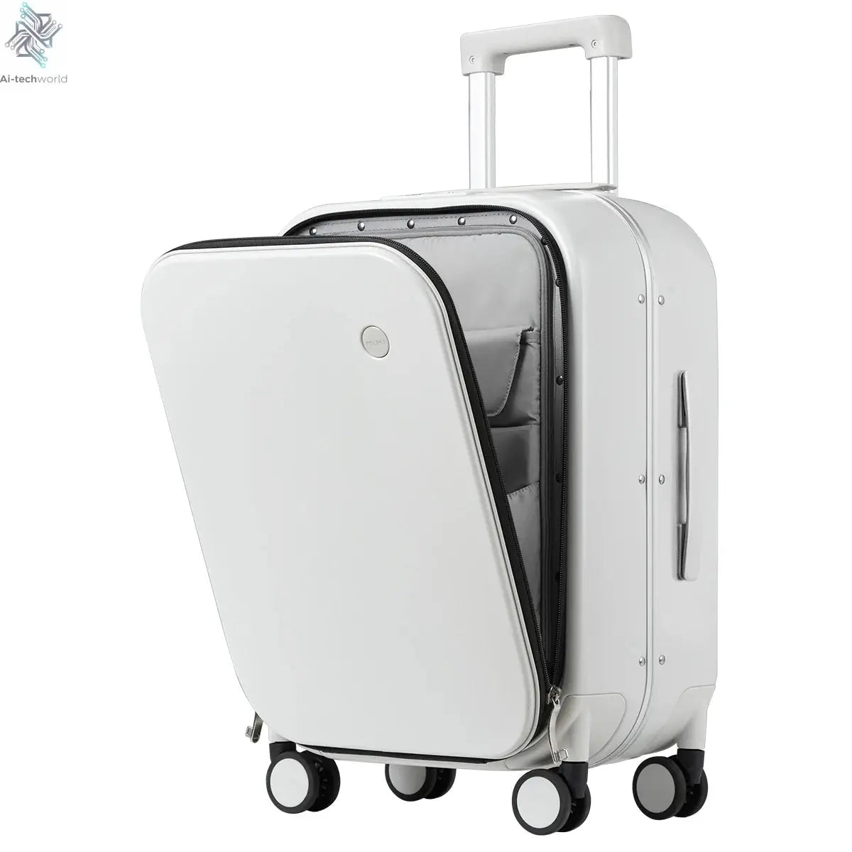 Mixi Patent Design Aluminum Frame Suitcase Carry On Rolling Luggage Beautiful Boarding Cabin 18 20 24 Inch M9260 Ai-TechWorld 