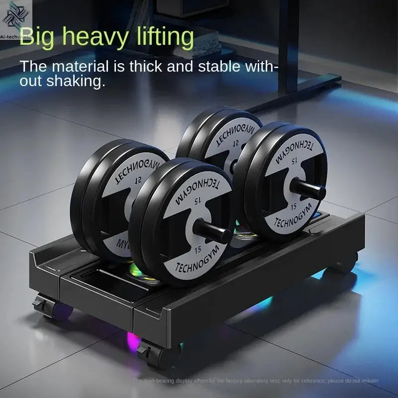 Mobile PC Tower Stand Adjustable Computer CPU Holder Telescopic Desktop Stand CPU Cart with RGB Cooling Fan Heat Dissipation Ai-TechWorld 