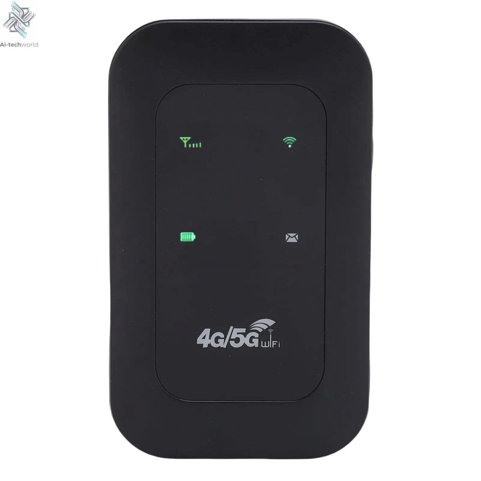 Mobile WiFi Router 2100mAh Battery Supports 10 Connected Devices 4G 5G WiFi Hotspot 300Mbps High Speed Portable for Business Ai-TechWorld 