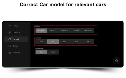 Model 3 Hud for Tesla Y Juniper Head Up Display Highland Instrument Cluster Air vent Dash Front Screen Camera Driver Monitor Ai-TechWorld 