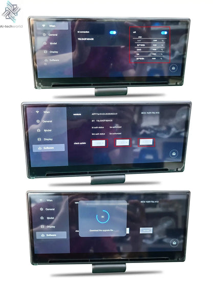 Model 3 Hud for Tesla Y Juniper Head Up Display Highland Instrument Cluster Air vent Dash Front Screen Camera Driver Monitor Ai-TechWorld 