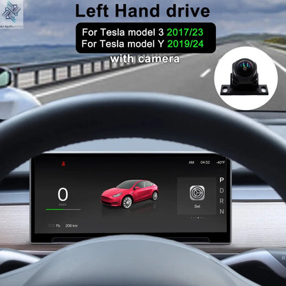 Model 3 Hud for Tesla Y Juniper Head Up Display Highland Instrument Cluster Air vent Dash Front Screen Camera Driver Monitor Ai-TechWorld 