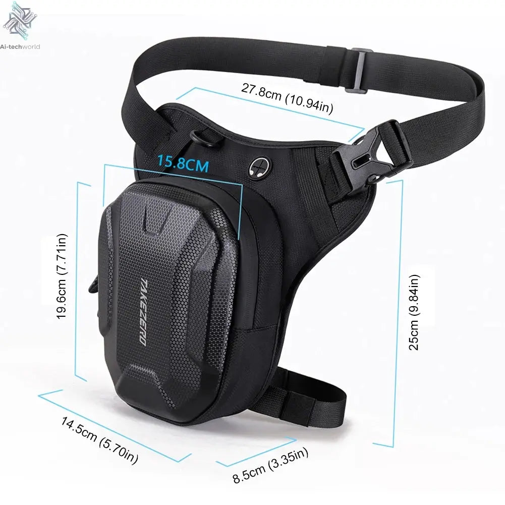 Motorcycle Leg Side Bag Travel Bag Waterproof Motorbike Waist Leg Bag Outdoor Sports Casual Fanny Pack Men Women Hip Bum Pack Ai-TechWorld 