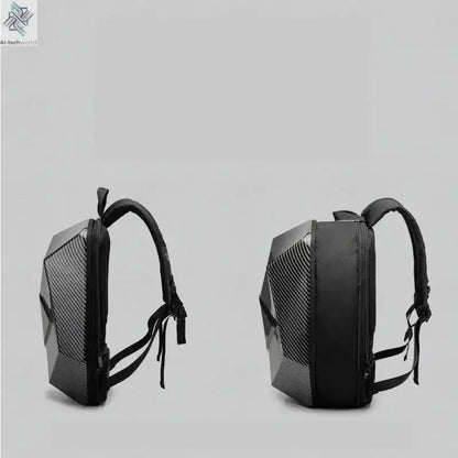 Motorcycle Rider Hard Shell Backpack Men Backpack  Oversized Easy Waterproof Riding Equipment Motorcycle Carbon Fiber Helmet Bag Ai-TechWorld 