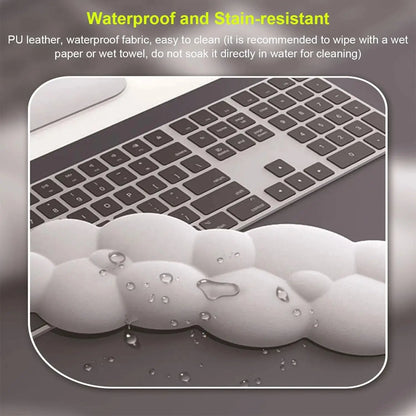 Mouse pad with wrist rest keyboard cloud anti-slip memory foam desktop office gamer mouse wrist rest Ai-TechWorld 