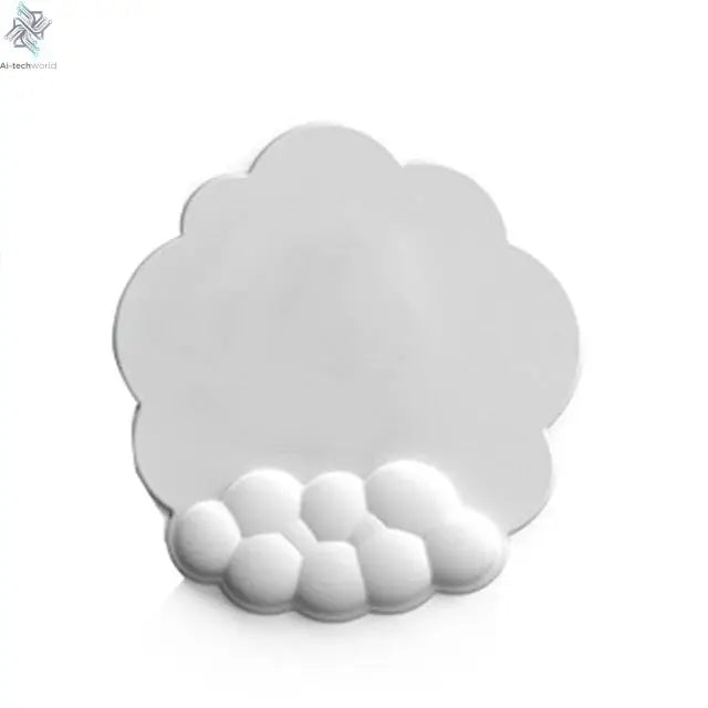 Mouse pad with wrist rest keyboard cloud anti-slip memory foam desktop office gamer mouse wrist rest Ai-TechWorld 