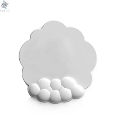 Mouse pad with wrist rest keyboard cloud anti-slip memory foam desktop office gamer mouse wrist rest Ai-TechWorld 
