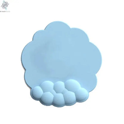 Mouse pad with wrist rest keyboard cloud anti-slip memory foam desktop office gamer mouse wrist rest Ai-TechWorld 