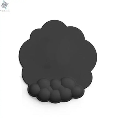 Mouse pad with wrist rest keyboard cloud anti-slip memory foam desktop office gamer mouse wrist rest Ai-TechWorld 