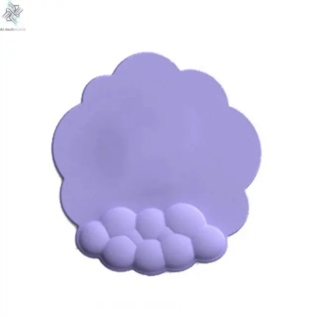 Mouse pad with wrist rest keyboard cloud anti-slip memory foam desktop office gamer mouse wrist rest Ai-TechWorld 