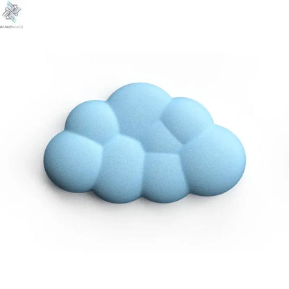 Mouse pad with wrist rest keyboard cloud anti-slip memory foam desktop office gamer mouse wrist rest Ai-TechWorld 