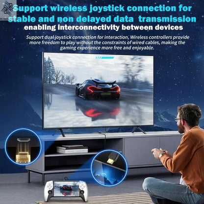 Multifunctional 5 Inch IPS HD Retro Handheld Game Console SF3500 Support Multi-System with FHD Port& Dual Core,256GB Expandable Ai-TechWorld 